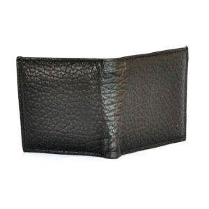 Cartera Grappa Negra de Piel Cuello de Toro para Hombre